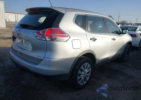 2016 Nissan Rogue S из США, поврежденный, VIN KNMAT2MV9GP624006